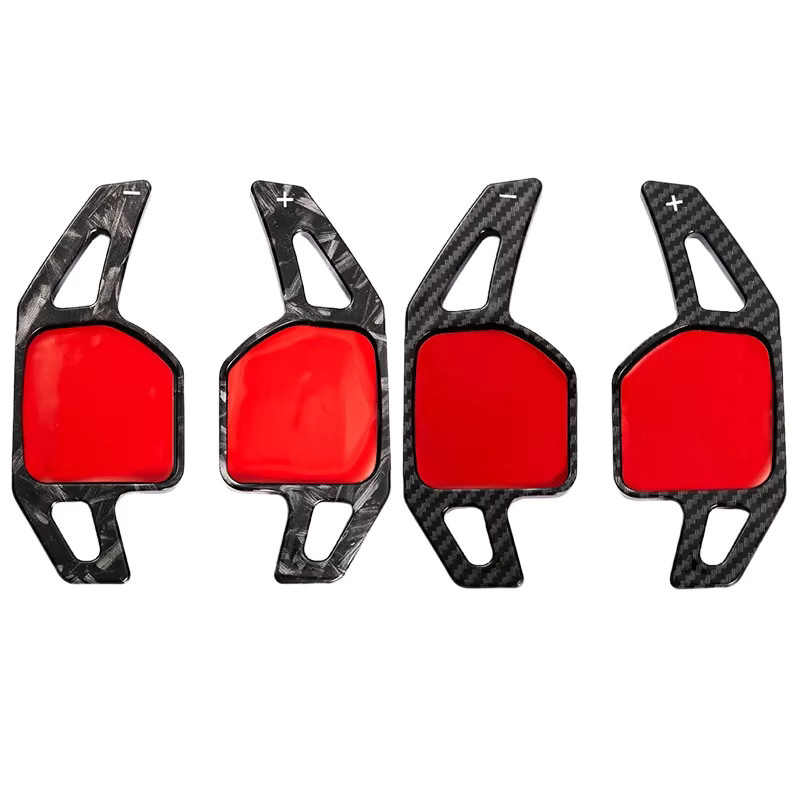Carbon Fiber Print Lenkrad mit ABS Paddle Shift für Seat Leon Cupra 4F 5F MK3 MK4 Ibiza 6F Arona Ateca Leon ST Alhambra in Schwarz - Bild 3