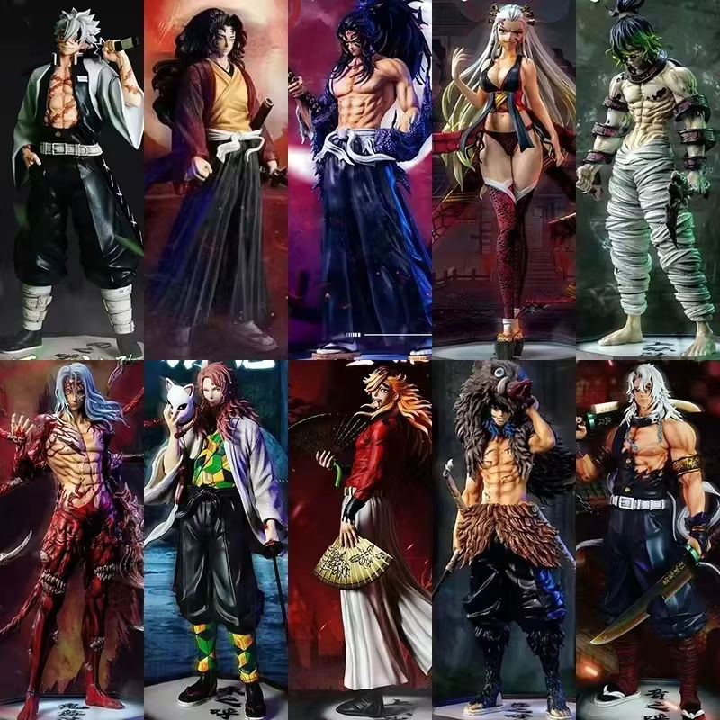 Bandai Demon Slayer Kimetsu no Yaiba Anime Figuren Modell Set mehrfarbig - Bild 4