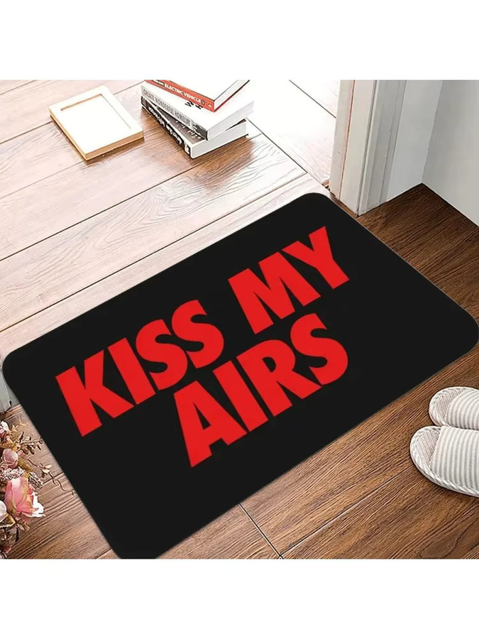 K-Kiss Willkommensteppich J-Just Do It Print, schwarzer Fußmatte für Wohnzimmer, Schlafzimmer oder Küche, maschinenwaschbar, B/T: 60 x 40 cm - Bild 2
