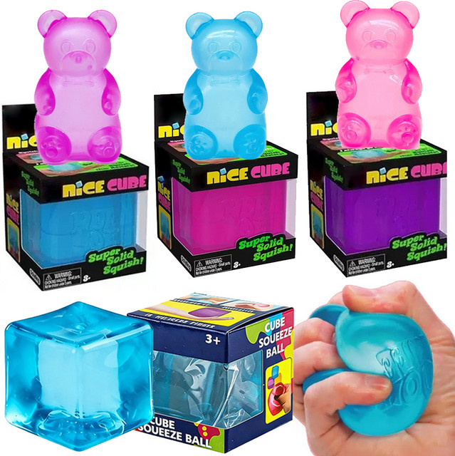 Bandai Need Doh Weiche Quadratische und Bären-Squishies, multicolor - Bild 1