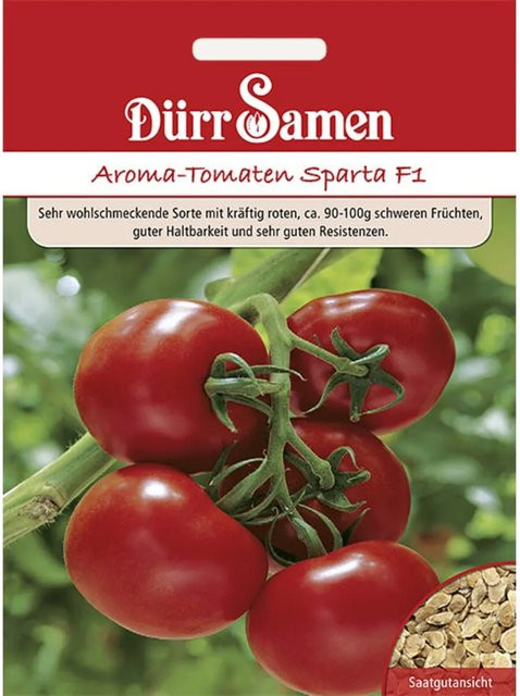 Dürr Tomaten Sparta F1 Gemüse-Saatgut - Bild 1