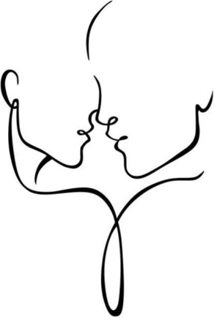 TPFLiving Luxus Poster Leinwandbild Abstrakte Dame ohne Rahmen Modell TPFL-LW-22-ME-45 Breite: 40 cm, Höhe: 50 cm - Bild 1