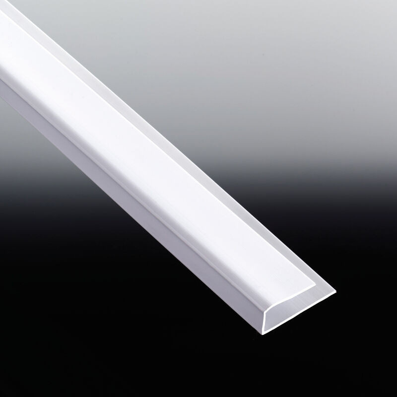 T&J U Profil Abschlussprofil für 10mm PVC Paneel, Weiß, Länge: 3,00 m - Bild 1