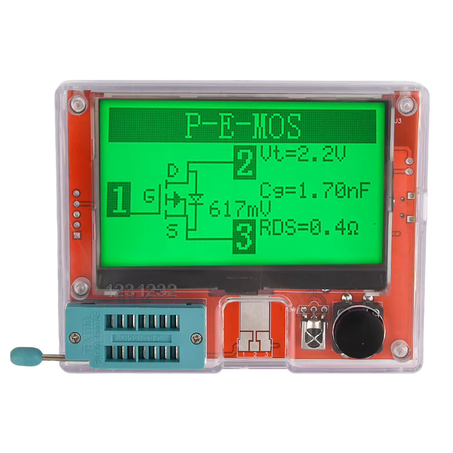 Aideepen LCR-T10H Multifunktions-Transistor-Tester Multimeter mit TFT-Anzeige für Dioden, Trioden, MOS/PNP/NPN, Kondensatoren und Widerstände in Multicolor - Bild 2