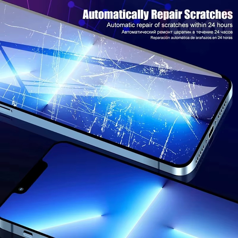 3er Pack Hydrogel Displayschutzfolien für Apple iPhone Modelle in Transparent - Bild 2