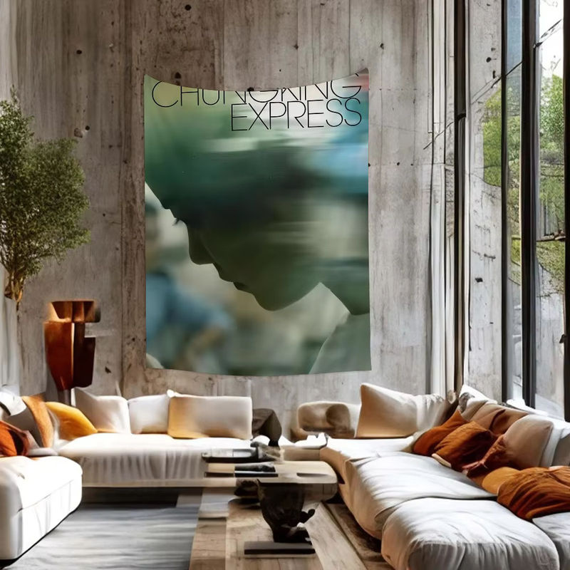 Bohemian Wandteppich im Mandala-Design mit Wong Kar Wai Filmprint als dekorativer Wandbehang - Bild 6