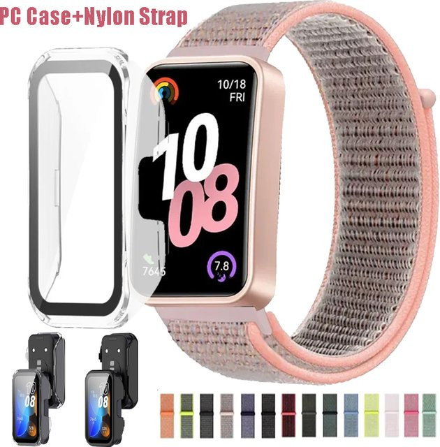 Uhrenarmband Nylon, Schwarz, Unisex - Bild 1