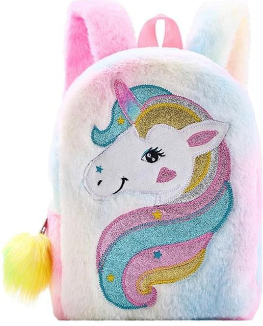 BC Pet Supplies Einhorn Plüsch-Rucksack, bunt, Mädchen - Bild 1