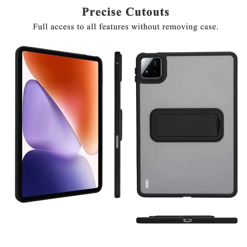 Xiaomi Schutzhülle für Poco Pad X1 11,2 Zoll und POCO M1 12,1 Zoll, TPU und PC Hybrid Hülle mit klappbarem Ständer, Schwarz - Bild 3