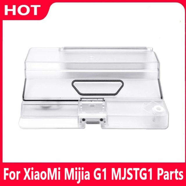 QIXIAO Ersatzteil-Set für Xiaomi Mi Robot Vacuum Mijia G1 MJSTG1: Staubbehälter und Wassertank aus Kunststoff in Transparent mit Filter-Zubehör - Bild 1