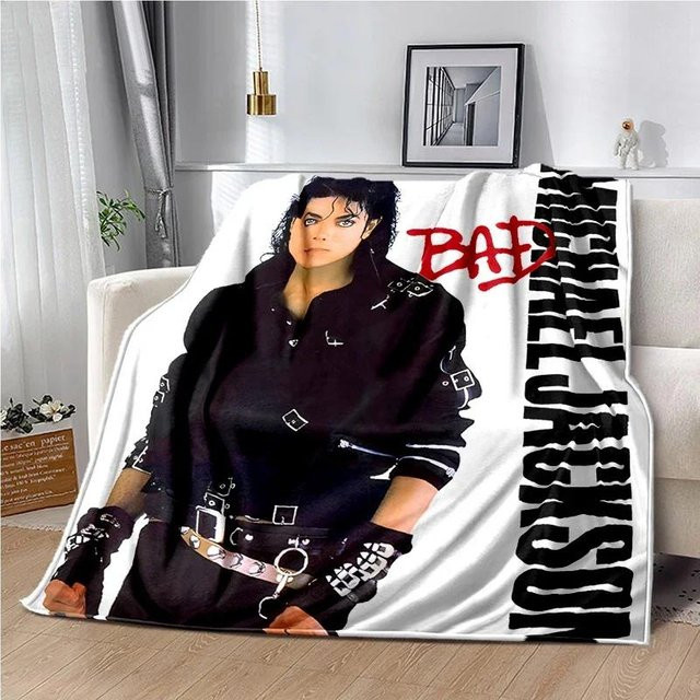 Superweiche Michael Jackson Decke von YunhengTechnology in Weiß, B/B: 100 x 150 cm - Bild 1