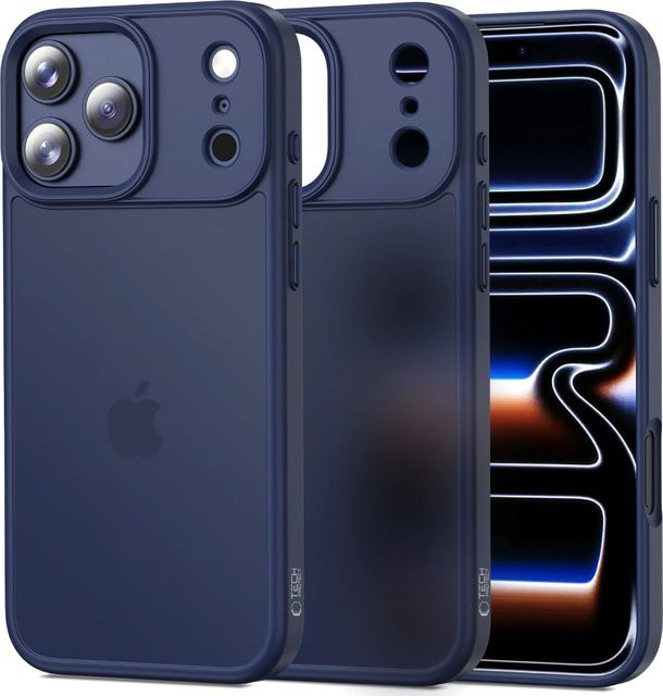 Tech-Protect Magmat Schutzhülle für Apple iPhone 17 Pro in Mattes Marineblau - Bild 1