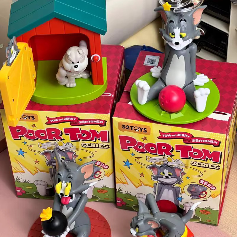 52toys Tom And Jerry The Unlucky Tom Cat And Mouse Blind Box, Einzelfigur - Bild 5