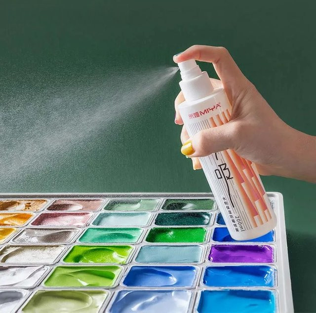 Feuchtigkeitsspendendes Anti-Riss-Spray für Gouache-Malerei, 100/200 ml - Bild 1
