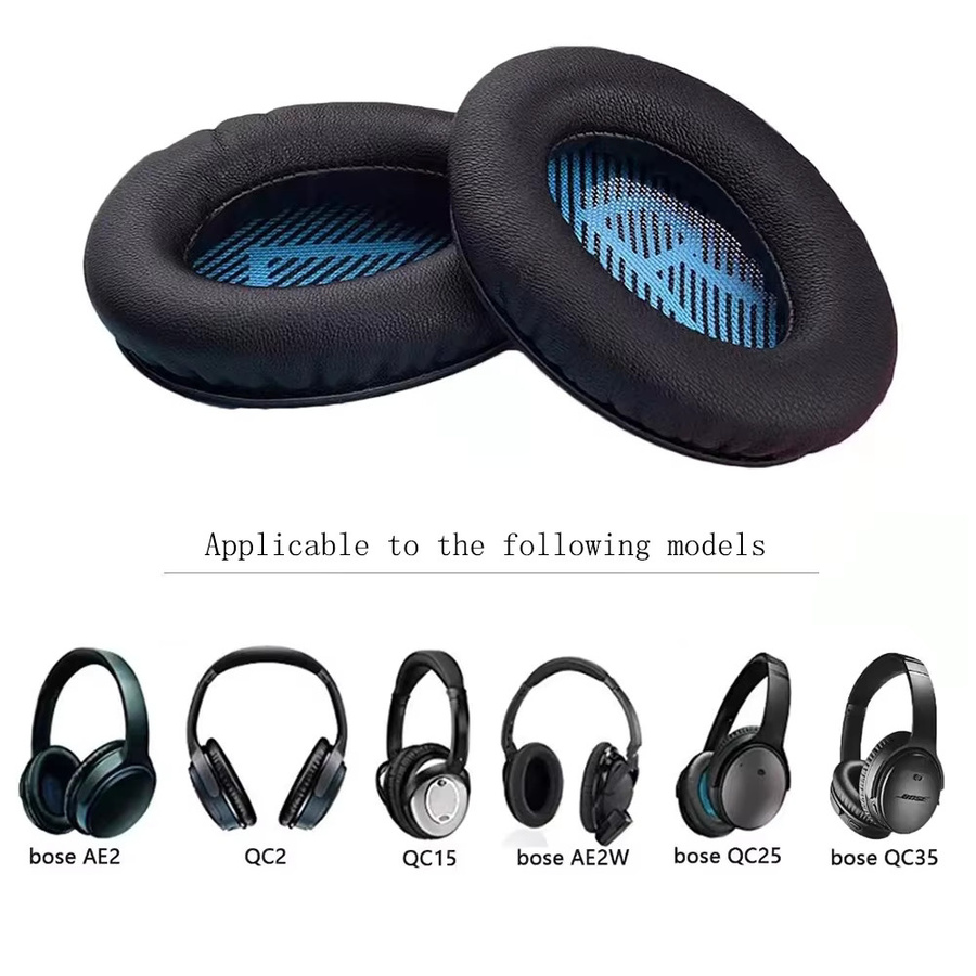 Ohrpolster in Grau für Bose QuietComfort QC 15 25 35 II und SoundLink SoundTrue Kopfhörer - Bild 4
