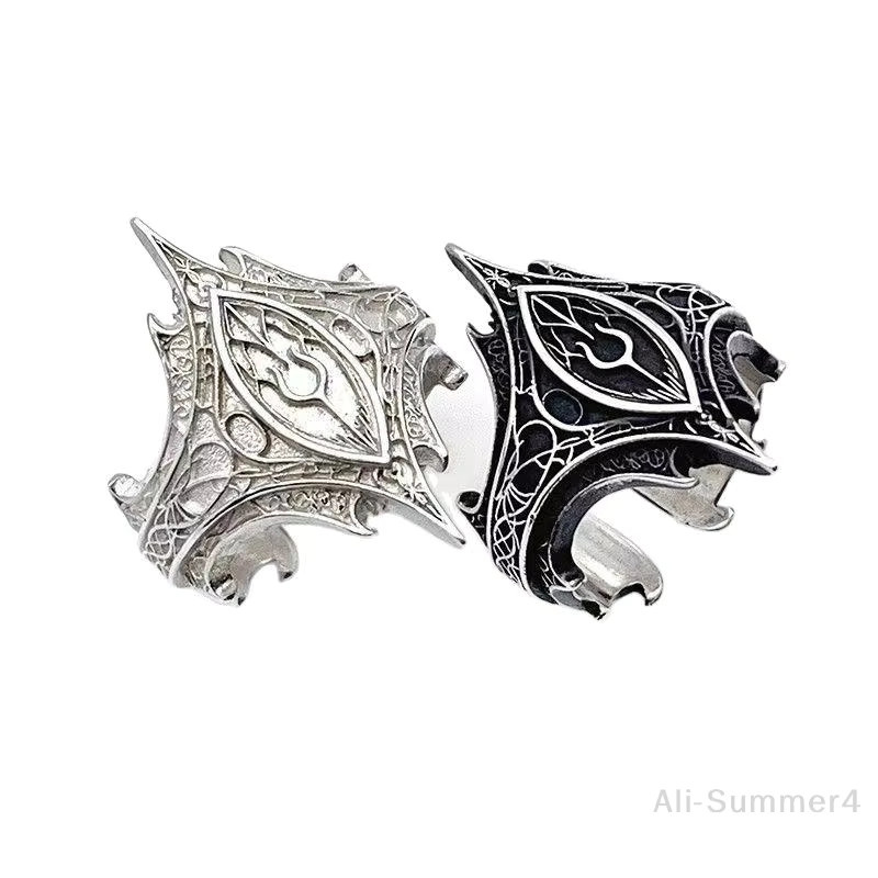 Offener Ring, Vintage, unregelmäßige Muster, Gothic Stil, Unisex - Bild 2