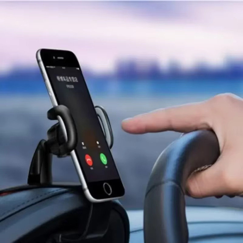 VIKEFON Universal Autotelefonhalter für das Armaturenbrett in Schwarz zur Handy- und GPS-Unterstützung - Bild 4