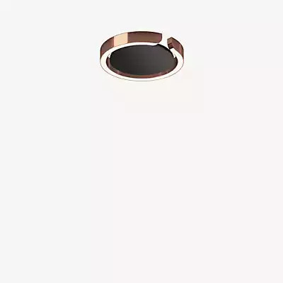 Occhio Mito Soffitto 20 Up Narrow LED Wand- und Deckenleuchte in Roségold und Schwarz Matt - Bild 1
