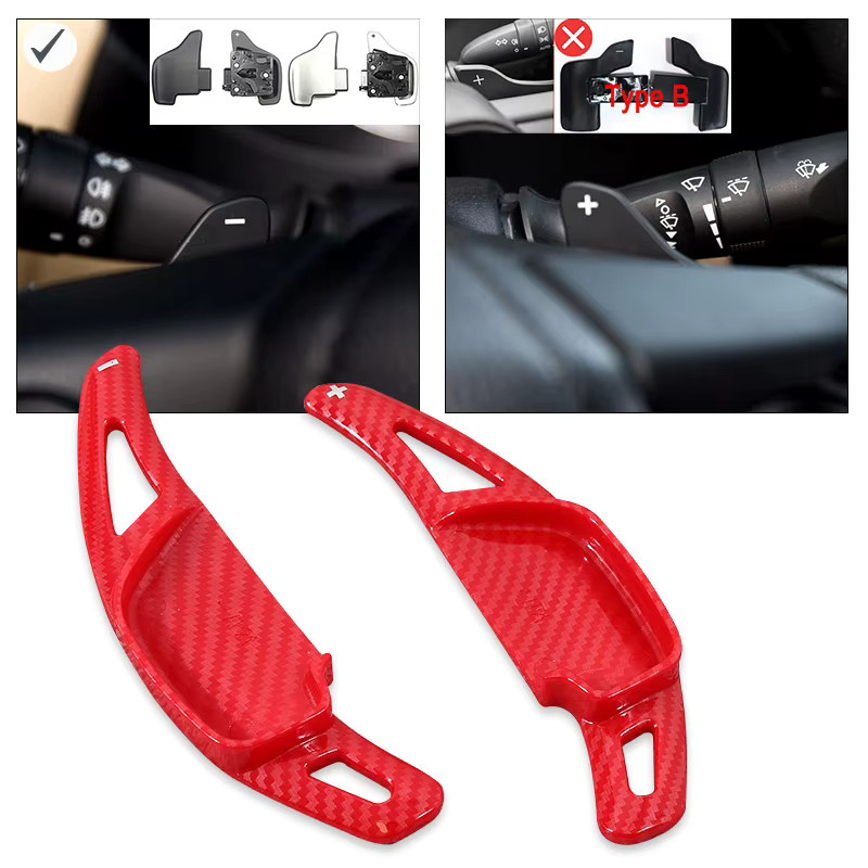 AULIGUS Auto Shift Paddle Lenkrad Schalthebel für Toyota Vios Raize Revo Fortuner Altis Mark X Levin Camry Corolla Zelas RAV4 Nova - Bild 2