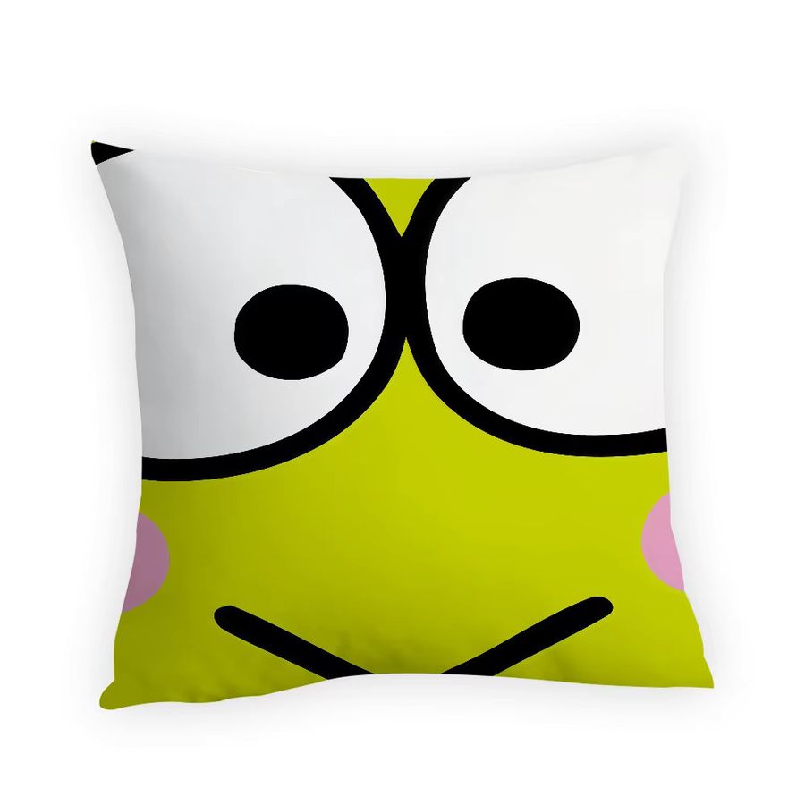 Sanrio Kissenbezug Keroppi Frosch Kawaii Design in Grün für Sofa und Wohnzimmer - Bild 6