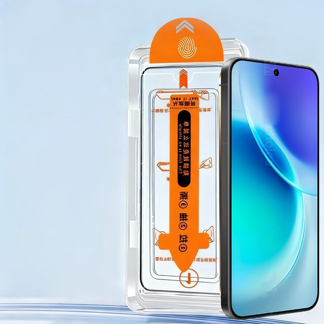 2er-Set Displayschutzfolie aus gehärtetem Glas für VIVO X300 Pro, transparent, staubfreie Installation - Bild 1