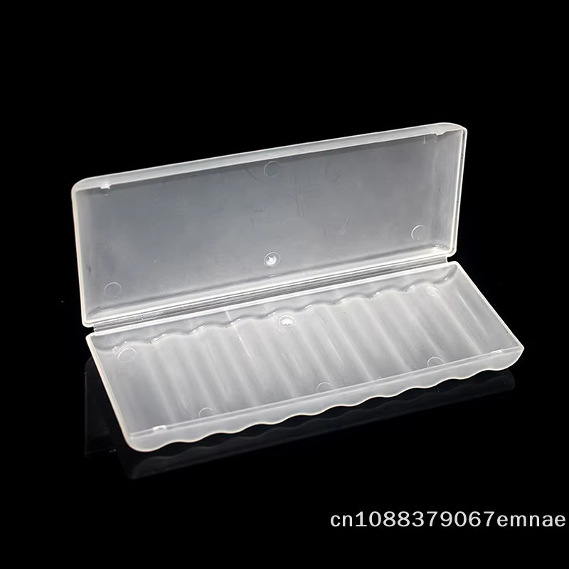 ZYAS Batterie-Aufbewahrungsbox aus transparentem Kunststoff mit 10 Fächern für AAA und AA Batterien - Bild 1