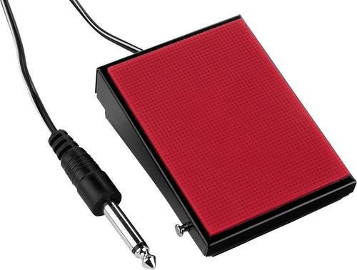 Monacor FS-50 Fußtaster mit 3,5 mm Klinkenanschluss in Rot - Bild 1