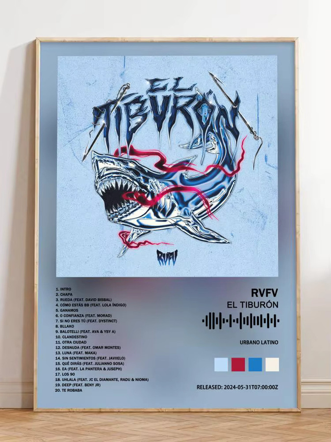 Rvfv Poster-Album-Set mit modernem Abstract-Motiv als Leinwandgemälde zur Wanddekoration, B/H: 21,0 x 30,0 cm - Bild 2