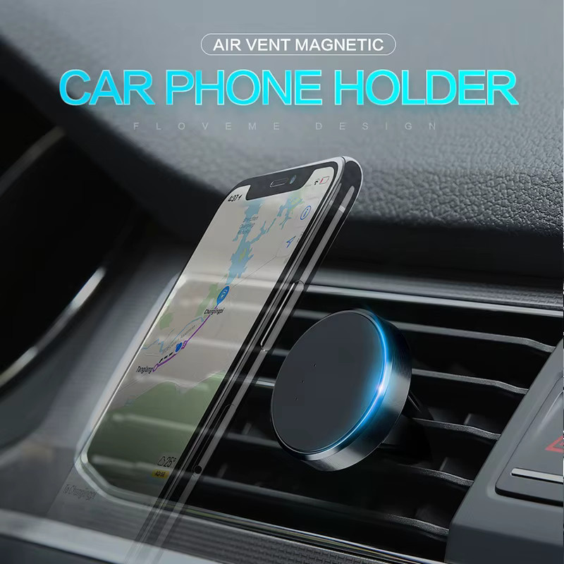KAFNHCKA Magnetische Auto Handy Halterung mit Air Vent Clip in Schwarz für iPhone, Huawei, Xiaomi und Realme - Bild 3