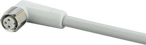 ifm electronic Anschlussleitung EVF126 mit Buchse, gewinkelt, 3 Polzahl, 2 m Länge, Farbe: Weiß - Bild 1