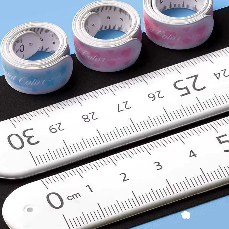 M&G Silikon-Slap-Lineal 30 cm als lustiges Slap-Armband für den Schulbedarf - Bild 3