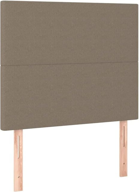 vidaXL LED Kopfteil in Beige mit USB-Ladeport und integrierter Beleuchtung, B/T/H: 90 x 5 x 128 cm - Bild 1