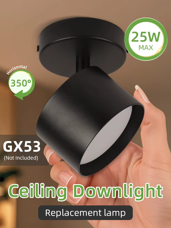 CHENBEN LED Downlight GX53 Einbaustrahler für Wohnzimmer Schlafzimmer und Flur - Bild 3