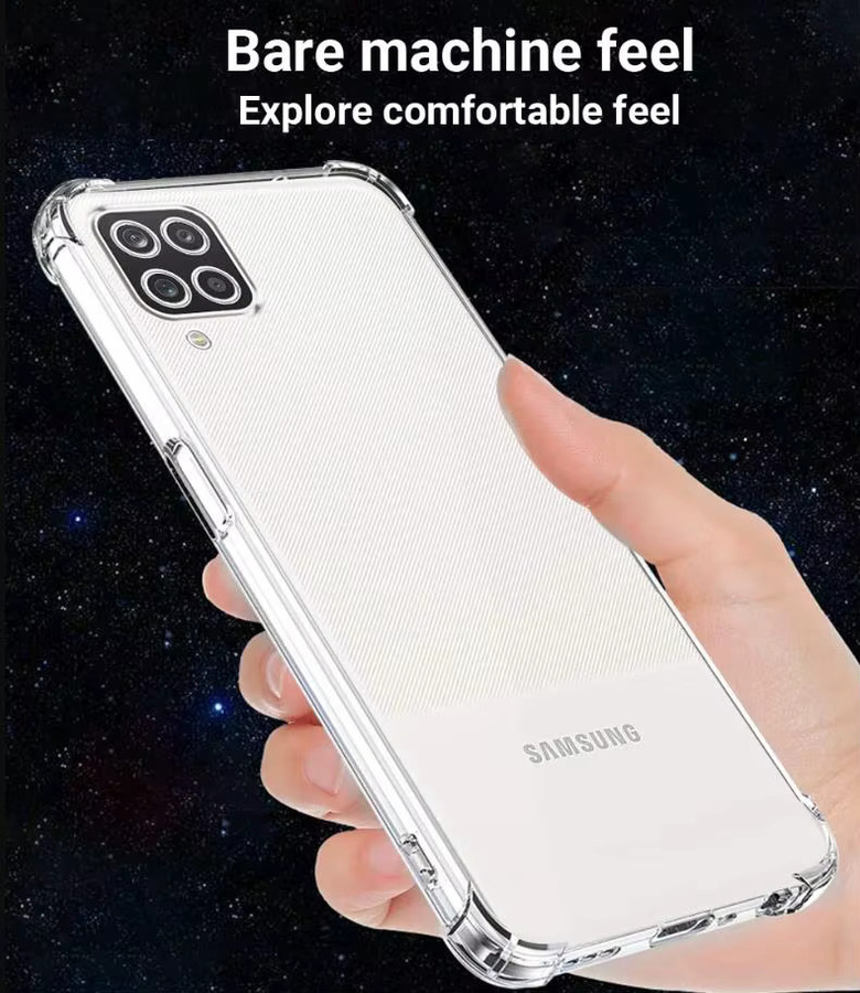 Stoßfeste transparente TPU-Hülle für Samsung Galaxy A12, M12 und F12 mit Airbag-Schutz - Bild 4