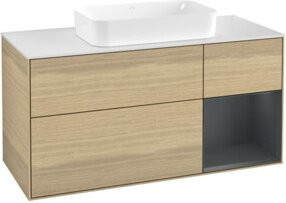 V&B Waschtischunterschrank Finion in Eiche, lackiert, B/T: 120 x 60 cm - Bild 1