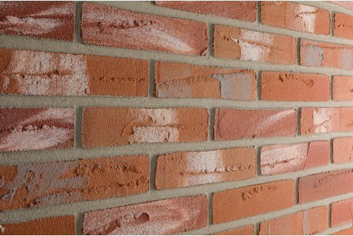 ELABRICK Flachverblender Holland in Steinoptik, Farbe: rot/braun/weiß, 1 m² - Bild 1