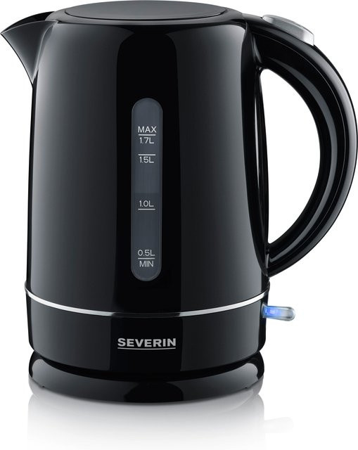 Severin Wasserkocher WK 4322 in Schwarz mit 1,7 l Fassungsvermögen - Bild 1