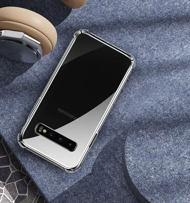 Stoßfeste transparente Silikon-Schutzhülle für Samsung Galaxy S20 FE S21 S22 S23 Ultra S9 S10 Plus S10E Note 9 10 20 - Bild 4