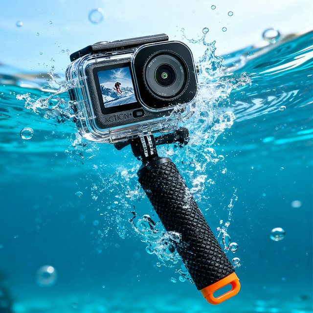 DJI OSMO Action 6 Unterwasser-Tauchgehäuse transparent mit 40 m wasserdichter Schutzabdeckung und Zubehör-Halterung - Bild 1