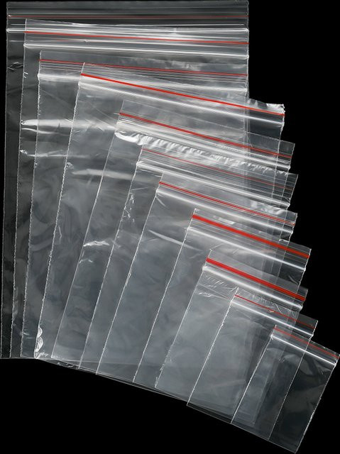 AGCFABS 100er Set Selbstklebende PE Schmuckbeutel Transparente Plastiktüten für Ohrringe und Zubehör - Bild 1