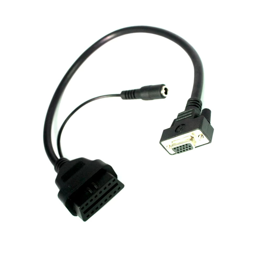 OBDOK OBD2 15-Pin auf 16-Pin Adapterkabel in Schwarz für Diagnosegeräte wie X431 und Diagun - Bild 3