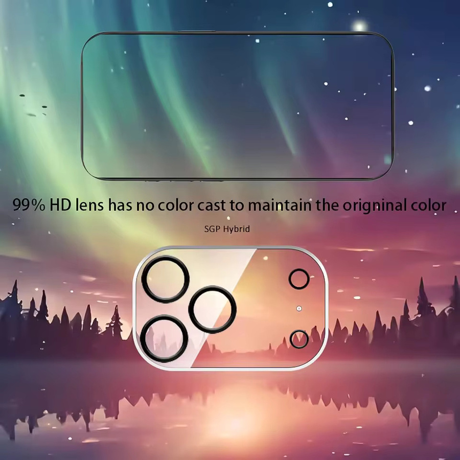 2er-Set Kameraobjektiv Schutzglas für Apple iPhone 17 Pro Max und iPhone 17 Pro aus gehärtetem Glas, transparent, volle Abdeckung - Bild 6