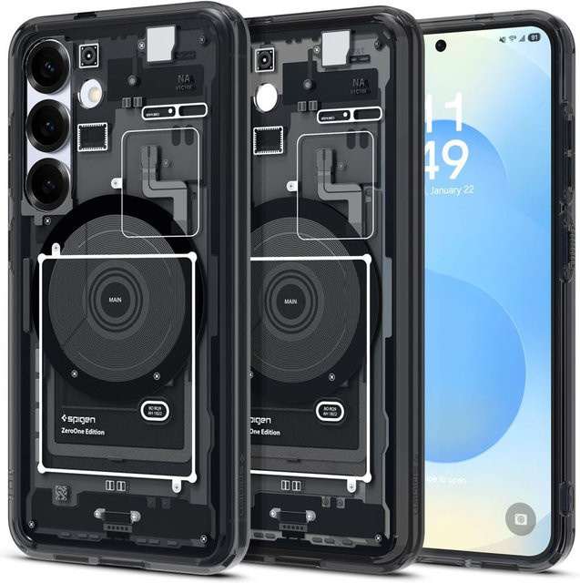 Spigen Ultra Hybrid Zero One MagSafe Schutzhülle für Samsung Galaxy S25 S931 in Schwarz - Bild 1