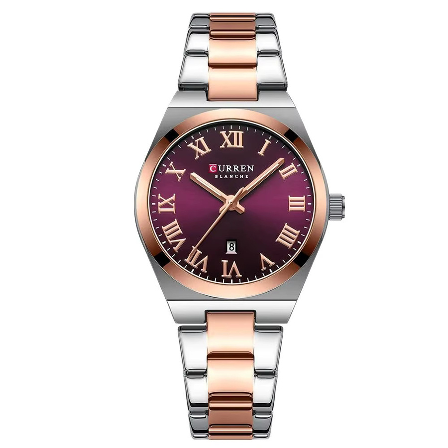 CURREN Armbanduhr Edelstahl, Quarz, Bicolor, Damen - Bild 3