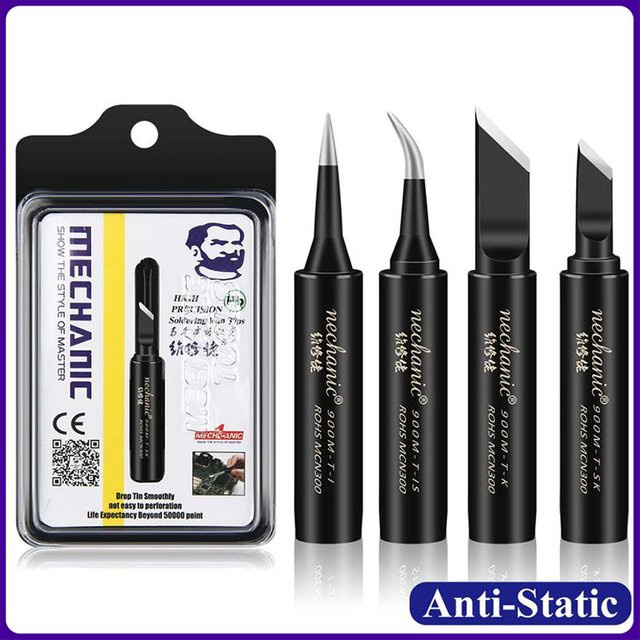 MECHANIC 900M-T Antistatische Antihaft-Lötkolbenspitze für BGA-Löt- und Reparaturstationen - Bild 1