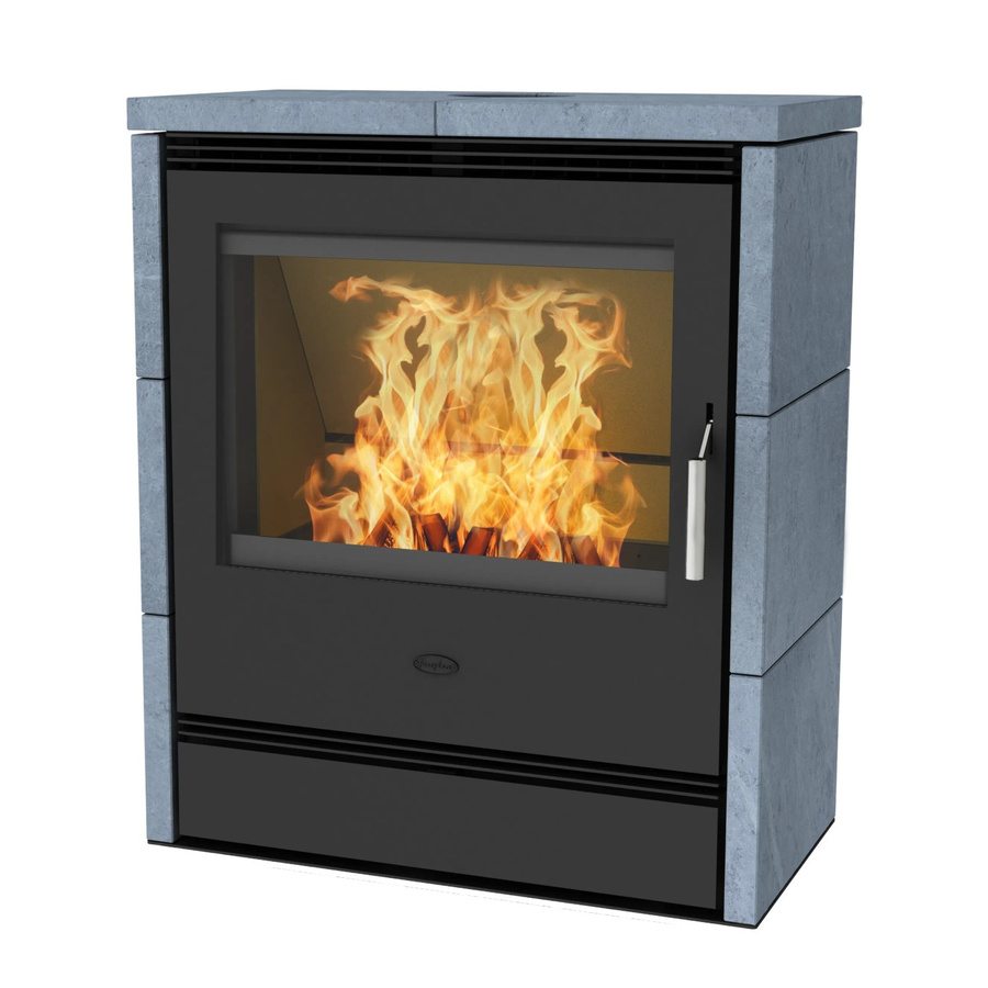 Kaminofen FIREPLACE Rönky in Schwarz mit Speckstein und 11,2 kW Leistung für Dauerbrand - Bild 2