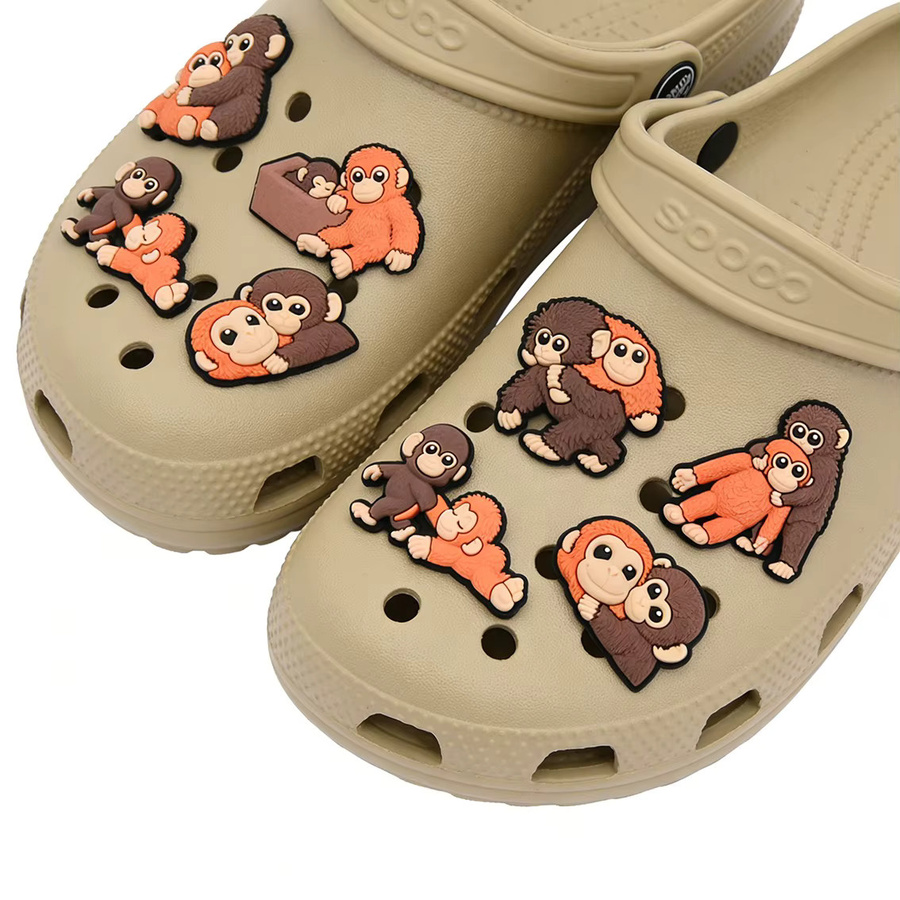Potdemiel Affen-Schuhcharms-Set, 8-18-teilig - Bild 3