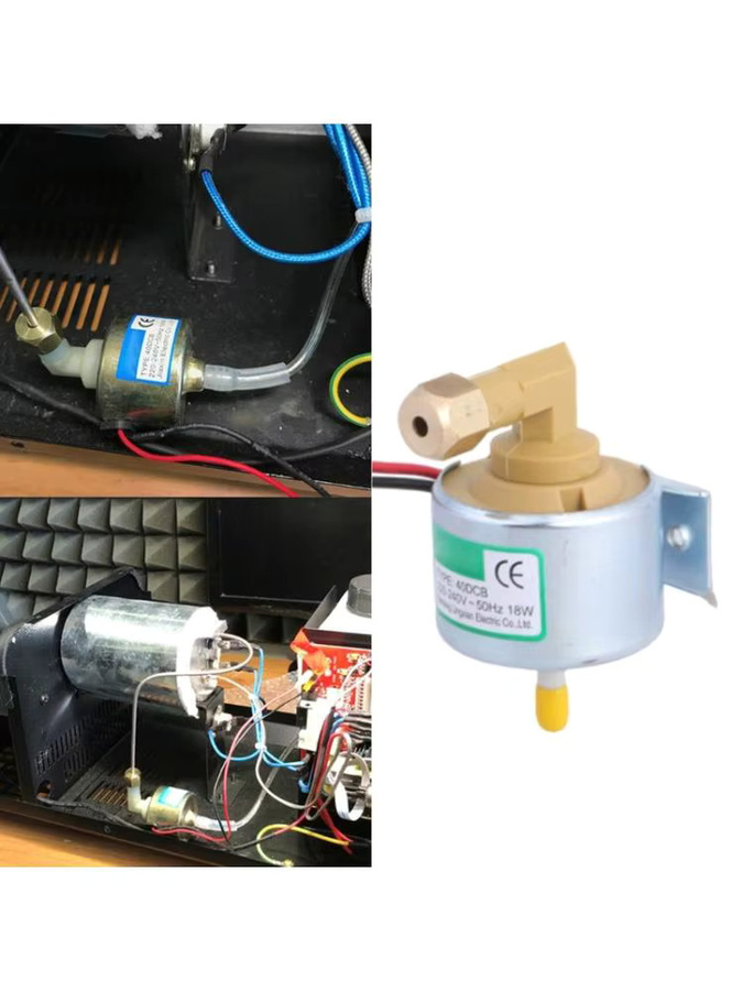 E8BD 18W 40DCB Ölpumpe und Saugmotor für Nebelmaschinen und Wassernebler in Silber, IP65 Schutz für DJ-Showbühnen - Bild 5