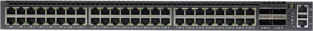NVIDIA Mellanox Spectrum SN2201 Ethernet Switch, 48 x 10/100/1000 + 4 x 100 Gigabit QSFP28, Black, Rack-montierbar, Luftstrom von hinten nach vorne, AC (920-9N110-00F1-0C0) - Bild 1