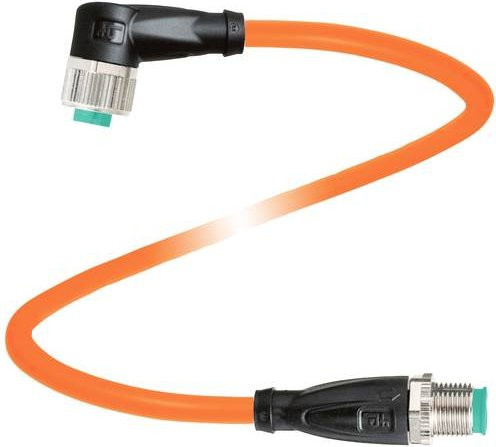 Pepperl+Fuchs 240776-100024 Sensor-Aktor-Steckverbinder konfektioniert, orange, 4-polig, Länge: 15 m - Bild 1